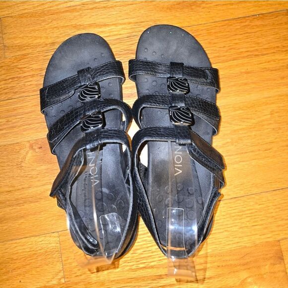 Vionic Amber Black Slingback Sandals Womans Size 8 - Picture 6 of 8